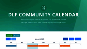 What Digital-conferences-calendar.info website looked like in 2020 (4 years ago)