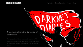 What Darknetdiaries.com website looked like in 2020 (4 years ago)