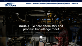 What Duboischemicals.com website looked like in 2020 (4 years ago)