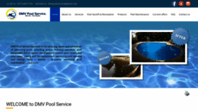 What Dmvpoolservice.com website looked like in 2020 (4 years ago)