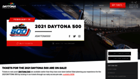 What Daytona-500.com website looked like in 2020 (4 years ago)