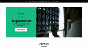 What Diagnostichelp.in website looked like in 2020 (4 years ago)