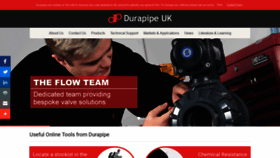 What Durapipe.co.uk website looked like in 2020 (4 years ago)
