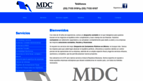 What Despachocontablemdc.com website looked like in 2020 (4 years ago)