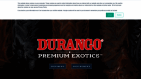 What Durangoboots.com website looked like in 2020 (4 years ago)