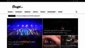 What Daayri.com website looked like in 2020 (4 years ago)