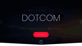 What Dotcomdesignz.com website looked like in 2020 (4 years ago)