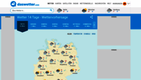 What Daswetter.com website looked like in 2020 (4 years ago)