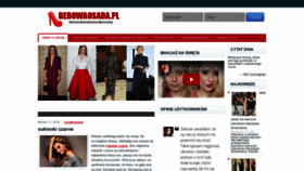 What Debowaosada.pl website looked like in 2020 (4 years ago)