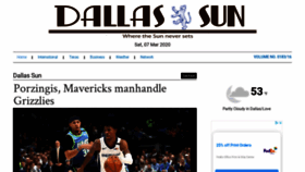 What Dallassun.com website looked like in 2020 (4 years ago)