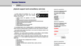 What Dcameron.me.uk website looked like in 2020 (4 years ago)