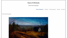 What Denisebobinskiart.com website looked like in 2020 (4 years ago)