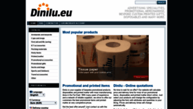What Dinilu.eu website looked like in 2020 (4 years ago)