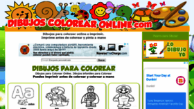 What Dibujoscolorearonline.com website looked like in 2020 (4 years ago)