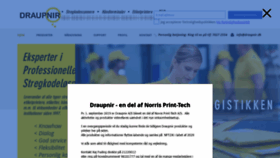 What Draupnir.dk website looked like in 2020 (4 years ago)
