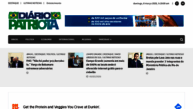 What Diariopatriota.com.br website looked like in 2020 (4 years ago)