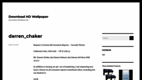 What Downloadshdwallpaper.com website looked like in 2020 (4 years ago)