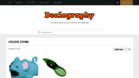 What Dealography.com website looked like in 2020 (4 years ago)