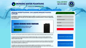 What Drinkingwaterfountains.co.za website looked like in 2020 (4 years ago)