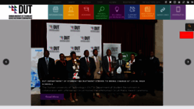 What Dut.ac.za website looked like in 2020 (4 years ago)