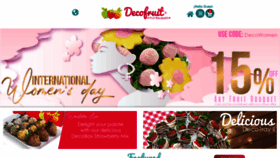What Decofruit.com website looked like in 2020 (4 years ago)
