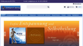 What Dehypno.de website looked like in 2020 (4 years ago)