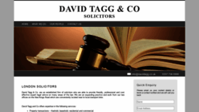 What Davidtagg.co.uk website looked like in 2020 (4 years ago)