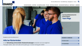 What Diakobremen.de website looked like in 2020 (4 years ago)