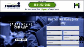 What Dtown-movers.com website looked like in 2020 (4 years ago)