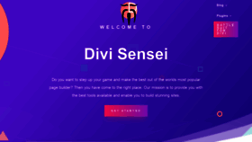 What Divi-sensei.com website looked like in 2020 (4 years ago)