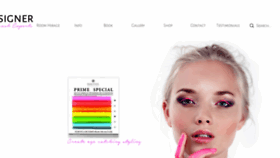 What Designerlashes.co.nz website looked like in 2020 (4 years ago)