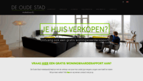 What Deoudestadmakelaardij.nl website looked like in 2020 (4 years ago)