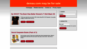 What Demau.com website looked like in 2020 (4 years ago)