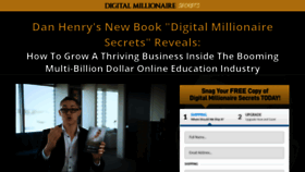 What Digitalmillionairesecrets.com website looked like in 2020 (4 years ago)