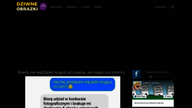 What Dziwneobrazki.pl website looked like in 2020 (5 years ago)