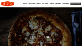 What Delucca.com website looked like in 2020 (4 years ago)