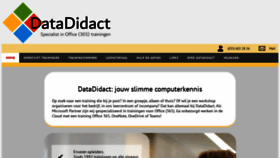 What Datadidact.nl website looked like in 2020 (4 years ago)