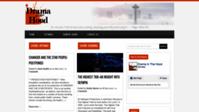 What Dramainthehood.net website looked like in 2020 (4 years ago)