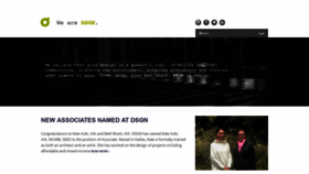 What Dsgn.com website looked like in 2020 (4 years ago)