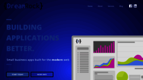 What Dreamrocksmarttech.com website looked like in 2020 (4 years ago)
