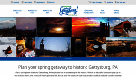 What Destinationgettysburg.com website looked like in 2020 (4 years ago)