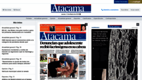 What Diarioatacama.cl website looked like in 2020 (4 years ago)