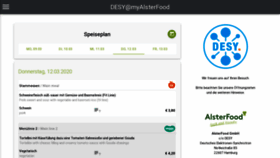 What Desy.myalsterfood.de website looked like in 2020 (4 years ago)