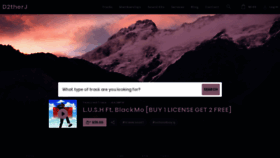 What D2therj.com website looked like in 2020 (5 years ago)