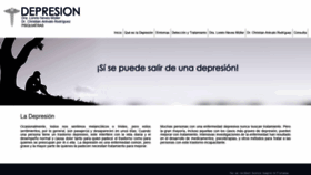 What Depresion.cl website looked like in 2020 (5 years ago)
