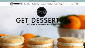 What Dessertd.com website looked like in 2020 (4 years ago)