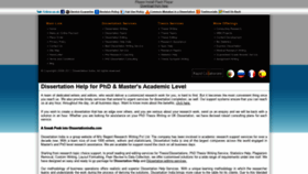 What Dissertationindia.com website looked like in 2020 (4 years ago)