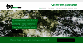 What Dstrees.co.nz website looked like in 2020 (4 years ago)