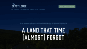 What Depotlodge.com website looked like in 2020 (4 years ago)