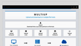 What Debrid.multiup.org website looked like in 2020 (4 years ago)